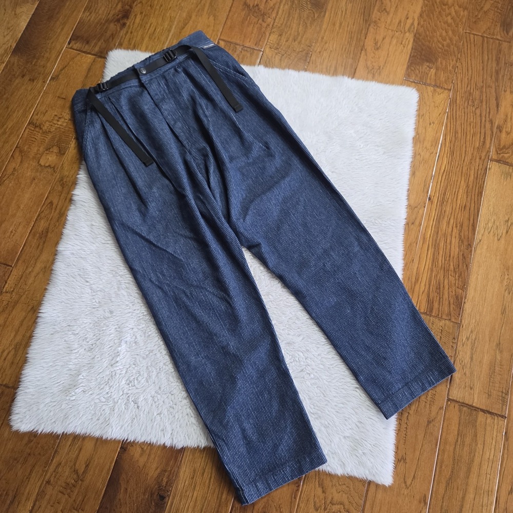 Archie & Dennis Patton Cotton Canvas Pants Men's Medium Extra Long Blue